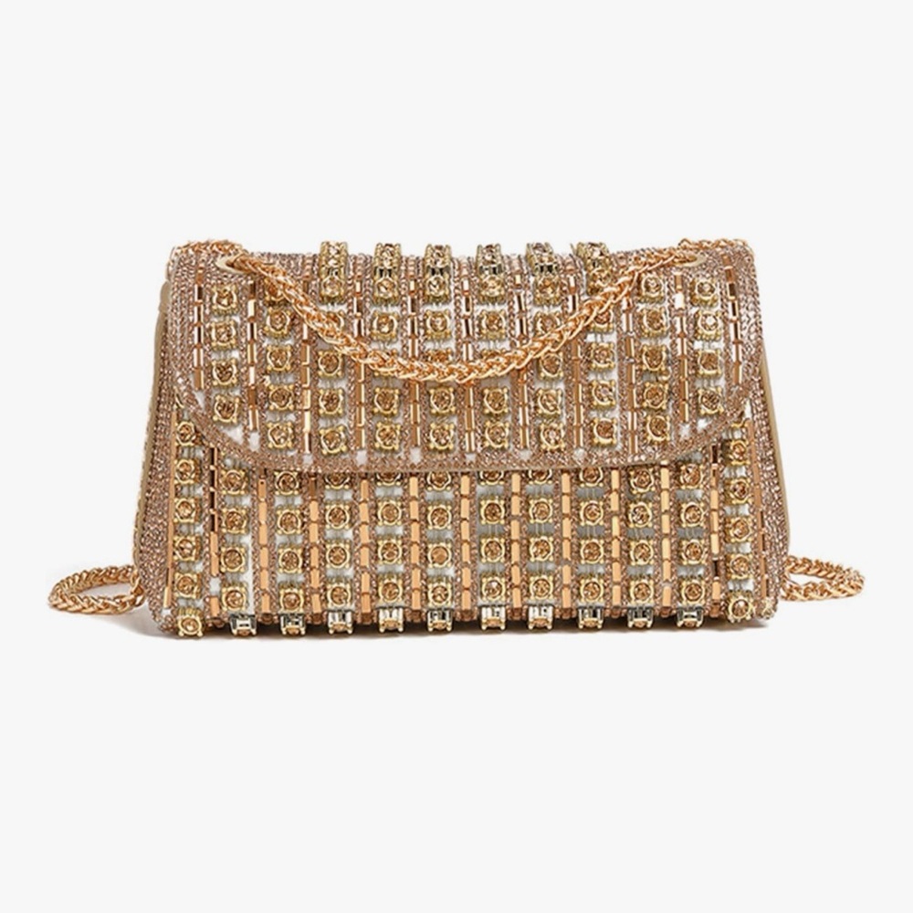 Chic Gold Chain Mini Bag